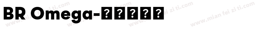 BR Omega字体转换